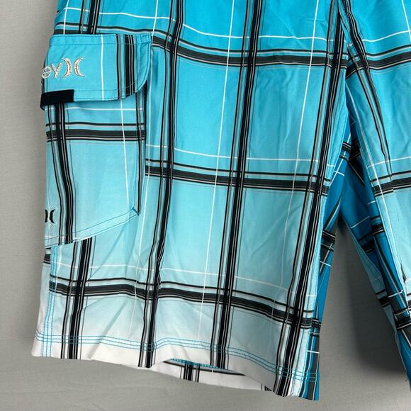 Hurley Phantom P60 Puerto Rico Ombre Men’s 30 Board Shorts Stretch Quick Dry - Picture 4 of 9